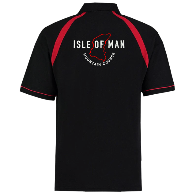 BLACK/RED RACING WINGS POLO 25 EMB4