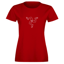3LEGS - RED LADIES T-SHIRT - 25MLDT 250