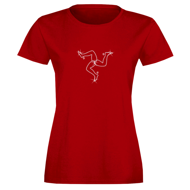 3LEGS - RED LADIES T-SHIRT - 25MLDT 250