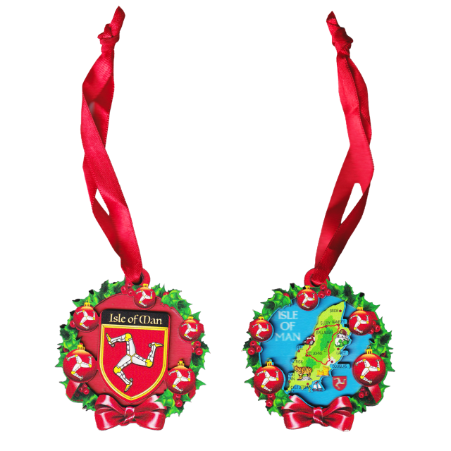 DOUBLE SIDED CHRISTMAS HANGING DECORATION MG 067