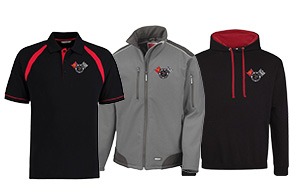 CROSSED FLAGS GARMENT RANGE