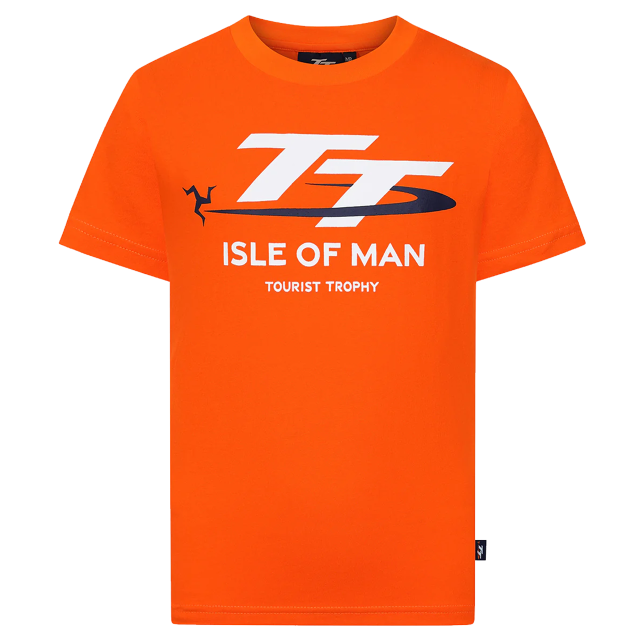 265 KIDS TT  LOGO ORANGE  T-SHIRT 