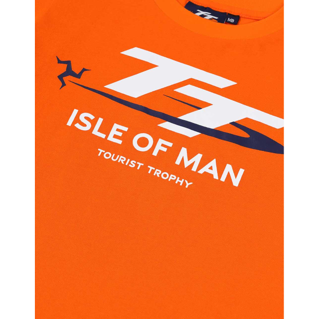 265 KIDS TT  LOGO ORANGE  T-SHIRT 