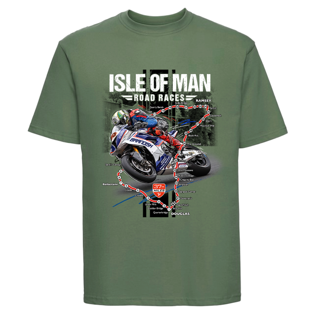 BRANDISH - MT. GREEN T-SHIRT ATS 36 | ADULT PRINTED TEES | TT