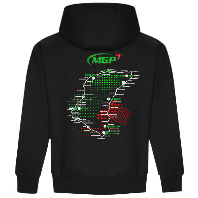 2026 - MGP BIKE RECORDS LINE - BLACK HOODIE 26MGP H07B