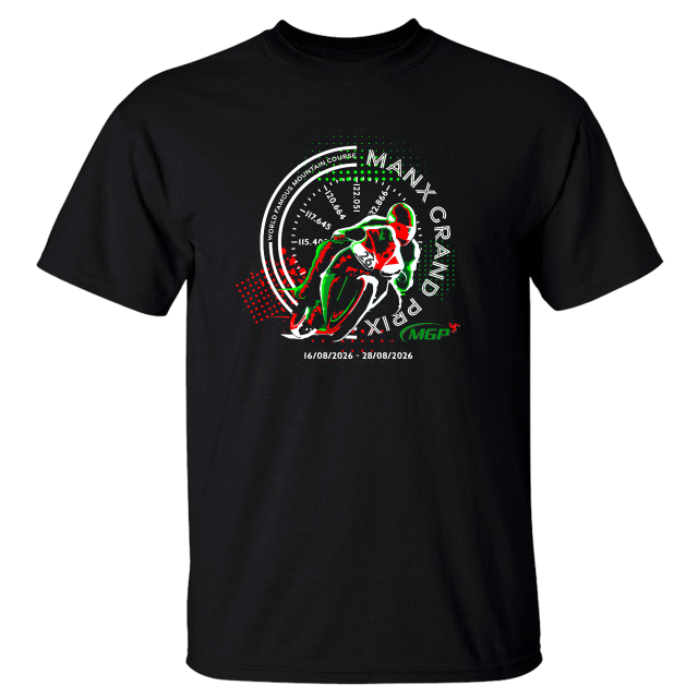 2026 - MGP BIKE RECORDS ROUND- BLACK T-SHIRT 26MGP H05B