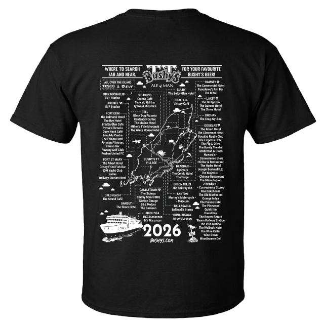  BUSHYS 2026 BLACK T-SHIRT BUS 81