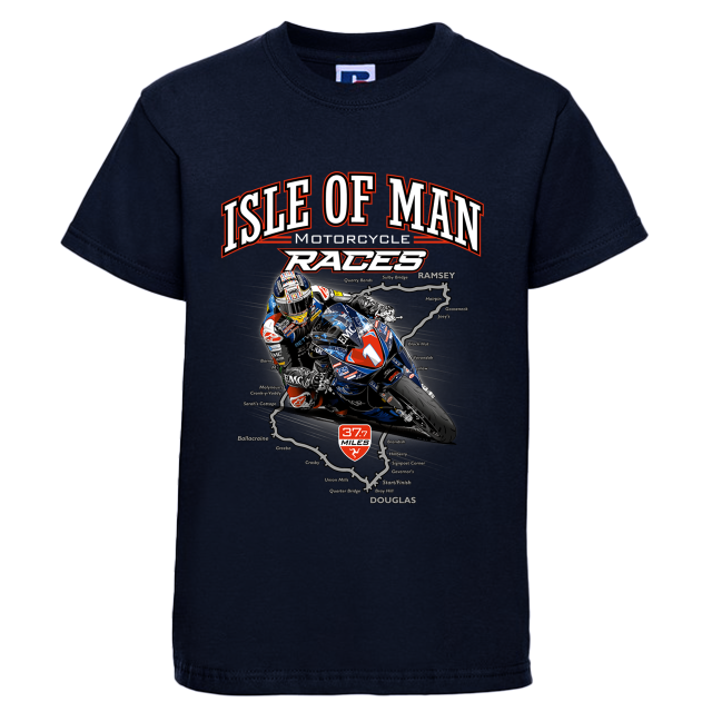 BIKE No 1 KIDS NAVY T-SHIRT KTS 33