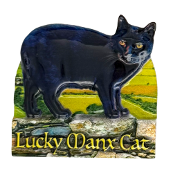 Lucky Manx Cat Resin Fridge Magnet – MG 502