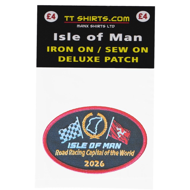 2026 OVAL X-FLAGS - IRON/SEW PATCH MG 861