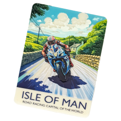 Isle of Man Road Racing Capital of the World Resin Fridge Magnet – MG 501