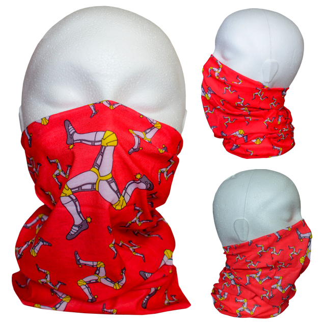 RED 3 LEGS NECKTUBE/MASK MG 654