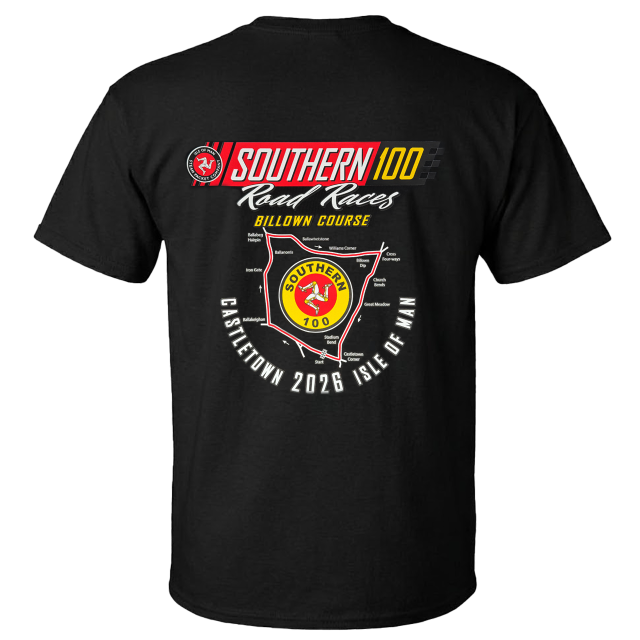 2026 SOUTHERN 100 - BLACK T-SHIRT 26 S100B