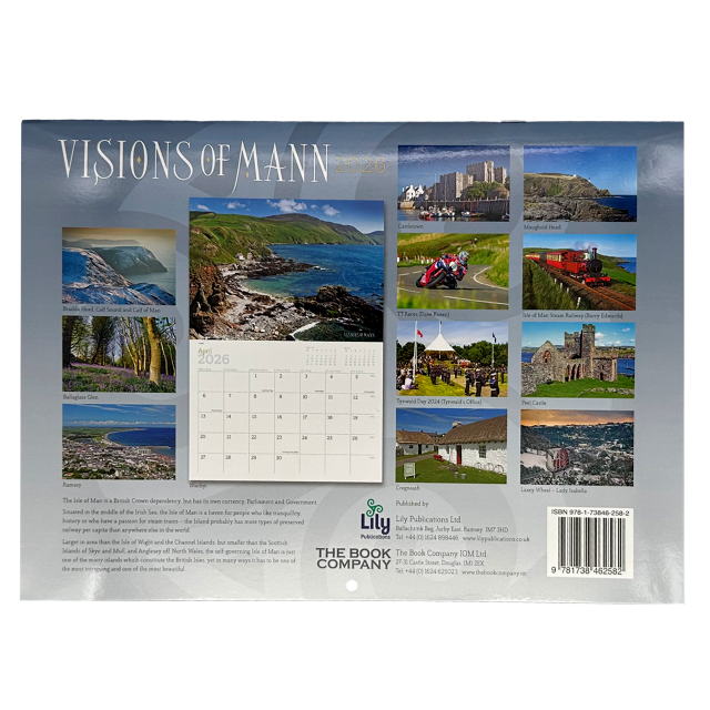 2026- VISIONS OF MANN CALENDAR  MG 389