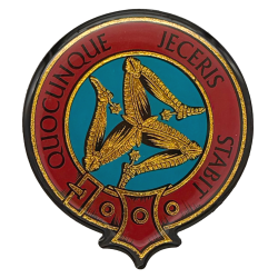 Latin Motto Circular Glossy Flat Magnet MG 509