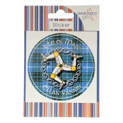 ISLE OF MAN - TARTAN - STICKER MG 327