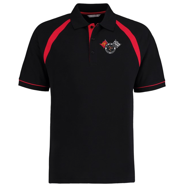 BLACK/RED X-FLAGS POLO 26 XF-P-BR