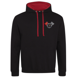 BLACK/RED X- FLAGS HOODIE 26 XF-H