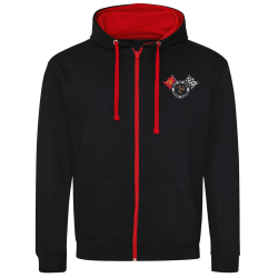BLACK/RED X- FLAGS ZOODIE 26 XF-FZH | ADULTS UNISEX HOODIES | TT