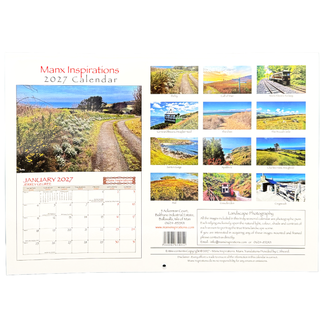 2027- ELLAN VANNIN  DELUXE WALL CALENDAR  MG 390