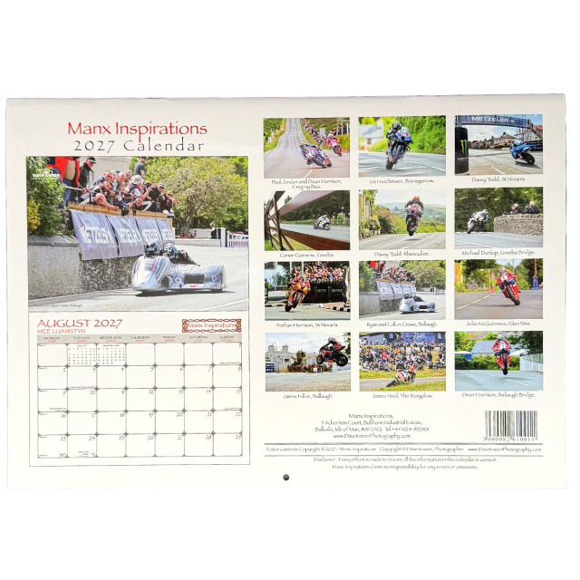 2027- TT DELUXE WALL CALENDAR  MG 381