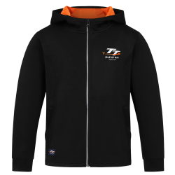 281K - KIDS FULL ZIP MID LAYER BLACK 