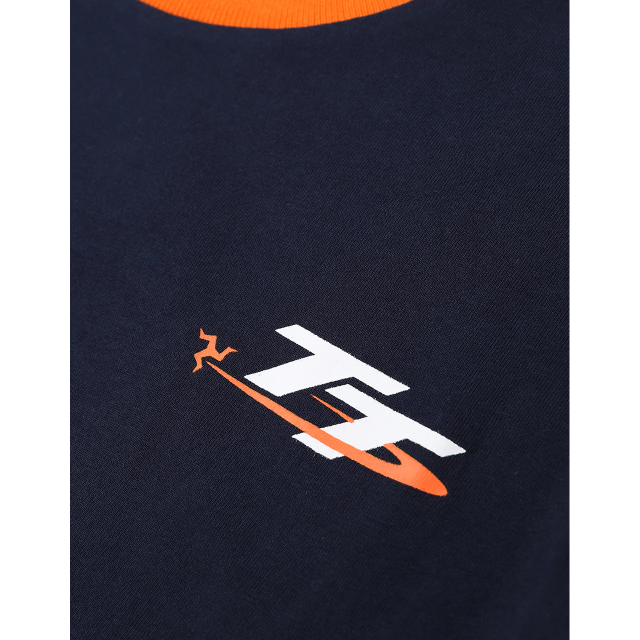 305 NAVY - LHB DELUXE T-SHIRT - ARM STRIPE