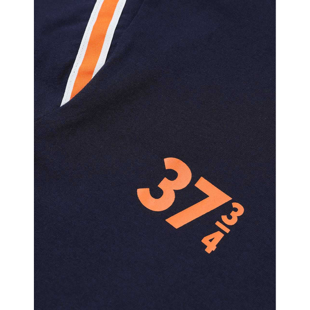 305 NAVY - LHB DELUXE T-SHIRT - ARM STRIPE
