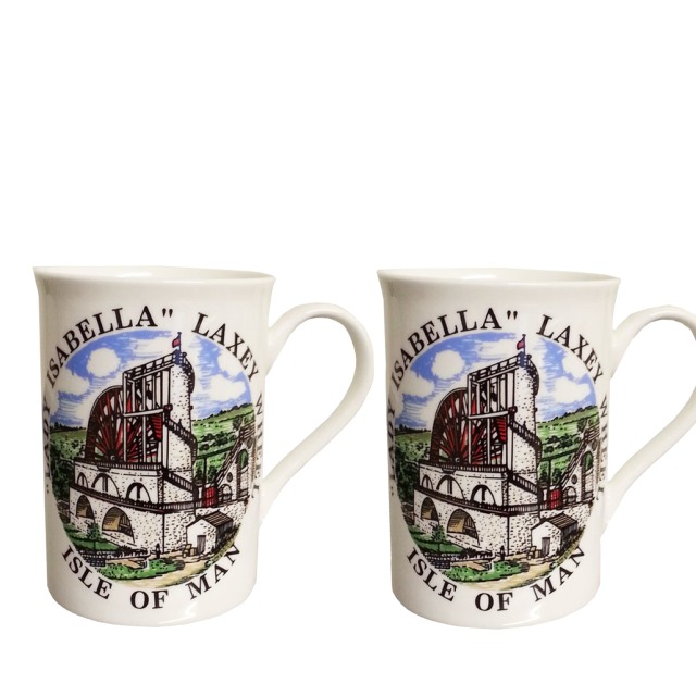 BONE CHINA MUG - Lady Isabella Laxey Wheel Mug MG 357