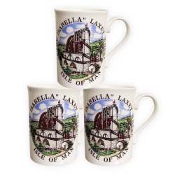 BONE CHINA MUG - Lady Isabella Laxey Wheel Mug MG 357