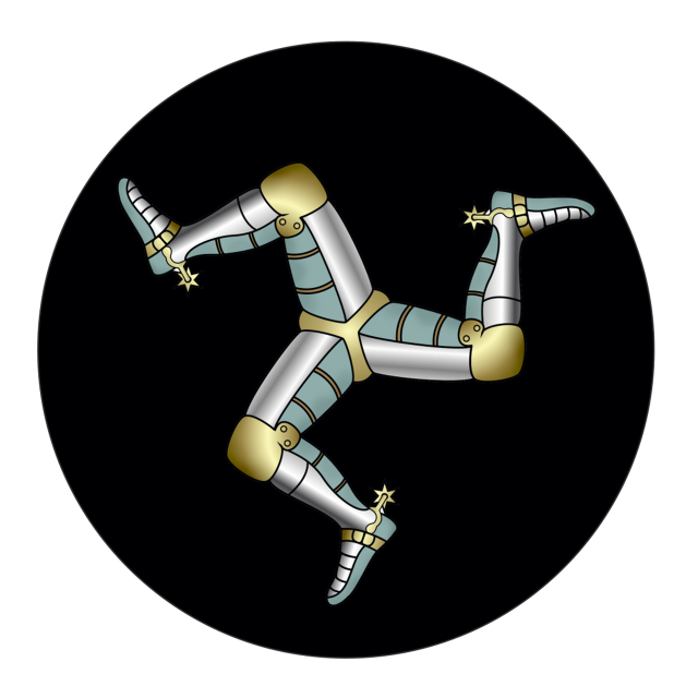 3LEGS BLACK CIRCLE STICKER MG 801