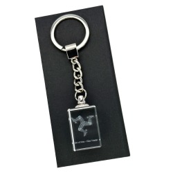 CRYSTAL KEYRING - 3 LEGS MG 130