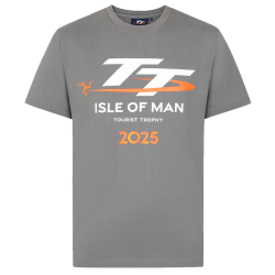 CHARCOAL LOGO GRAPHIC DATED TEE - 473 C