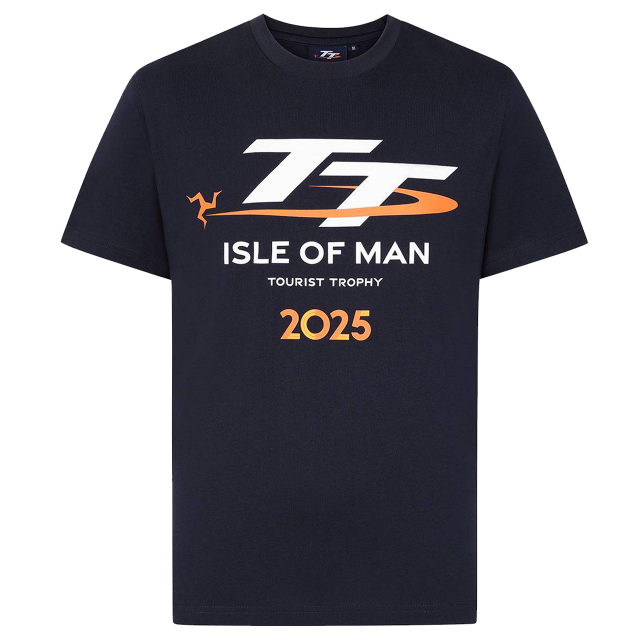 NAVY LOGO GRAPHIC DATED TEE - 473 N