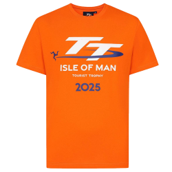 ORANGE LOGO GRAPHIC DATED TEE - 473 O 