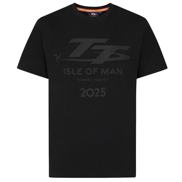 BLACK TONAL LOGO GRAPHIC DATED TEE - 475 B