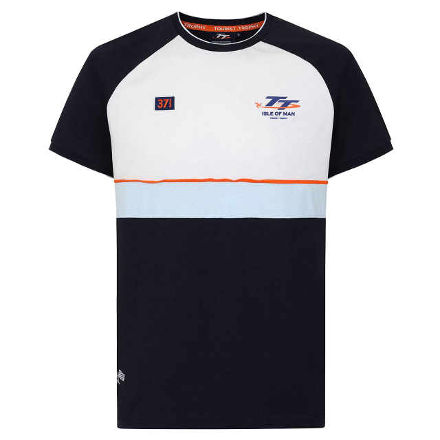 NAVY/WHITE TT PANEL TEE - 483 NW