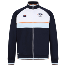 NAVY FULL ZIP TRACK TOP 485TT