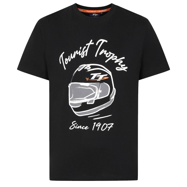 BLACK HELMET TEE - 490 B