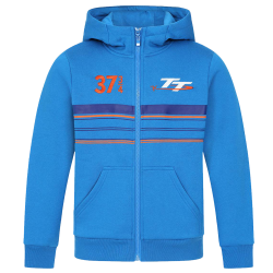 BRIGHT BKUE KIDS ZIP HOODIE - 493K BB