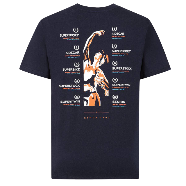NAVY STATISTICS TEE - 494 N