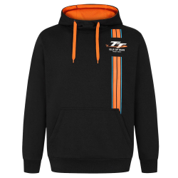 BLACK STRIPE HOODIE 512H B