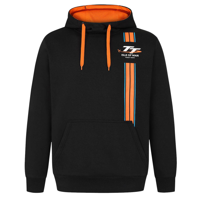 BLACK STRIPE HOODIE 512H B