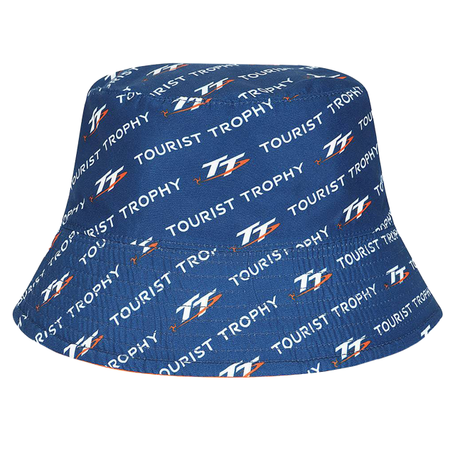 ORANGE/NAVY REVERSIBLE BUCKET CAP 527