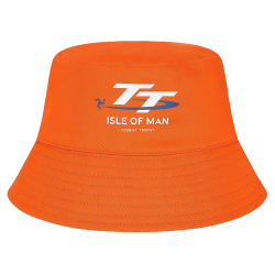 ORANGE/NAVY REVERSIBLE BUCKET CAP 527