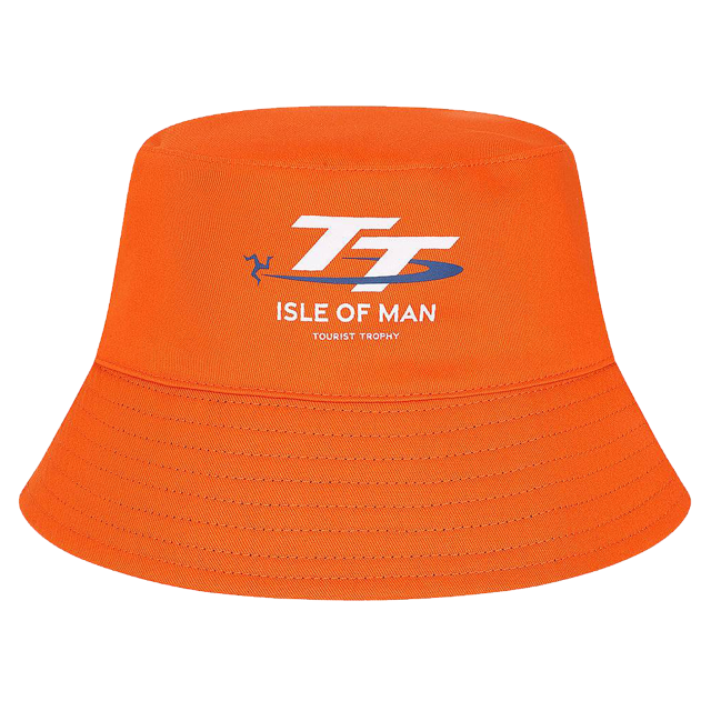 ORANGE/NAVY REVERSIBLE BUCKET CAP 527