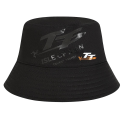 BLACK SELF COLOUR BUCKET CAP 529