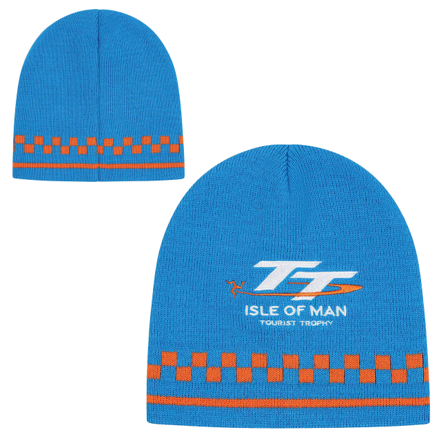 BRIGHT BLUE KIDS CHECK BEANIE 536K