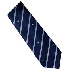 3 LEGS NAVY/SILVER STRIPED TIE MG 656