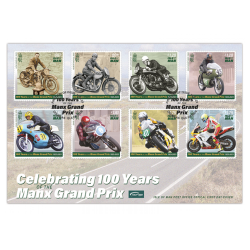 Celebrating 100 Years of the Manx Grand Prix First Day Cover ACH91